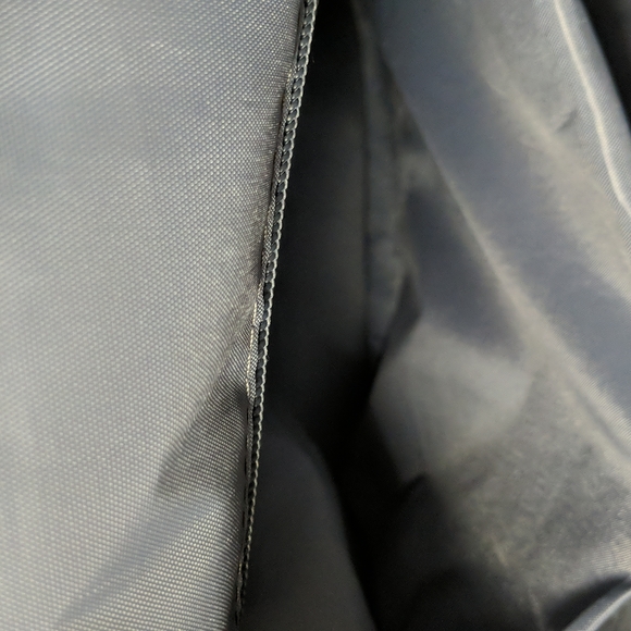 wenjie Grey Textured with Tan Buckles and Accents Backpack - Picture 6 of 7